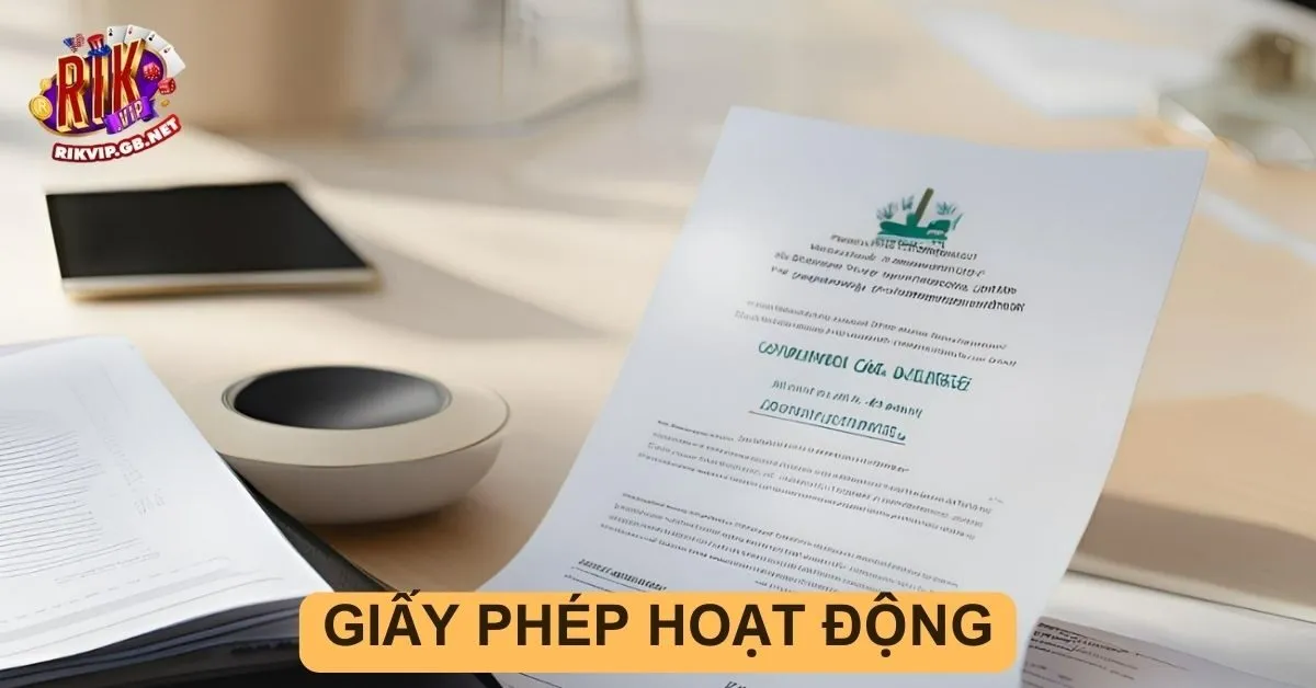 Giấy phép hoạt động - Đảm Bảo Uy Tín Và Pháp Lý Cho Người Chơi